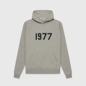 Essentials 1977 Dark Hoodie Gray