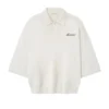 Essentials 3 4 Sleeve 90s Polo White T Shirts