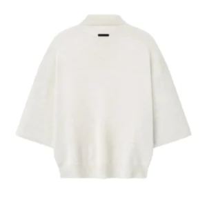 Essentials 3 4 Sleeve 90s Polo White T Shirts