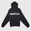 Essentials 3M Logo Pullover Hoodie Black