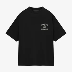 Essentials Black Tee Crewneck Jersey