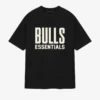 Essentials Bulls Short Tee – Black Sleeve