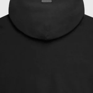 Essentials Fear of God Baseball Black Hoodie