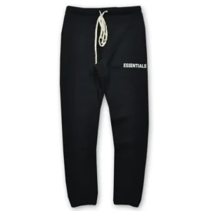 Essentials Fear of God Graphic Sweatpants Black