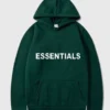 Essentials Fear of God Hoodie Green