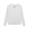 Essentials Overlapped White Sweater