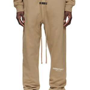 Essentials Tan Cotton Lounge Pant