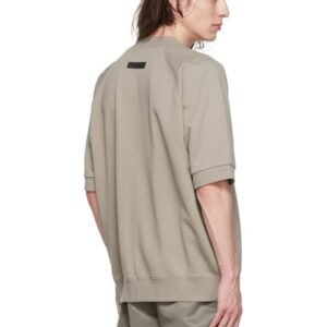 Essentials Taupe Sweatshirt Cotton