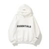 Essentials x Oversized Hoodie White