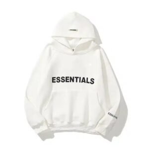 Essentials x Oversized Hoodie White