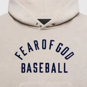Fear Of God Baseball Hoodie Cream1