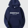 Fear of God Essentials Oversized Hoodie Navy